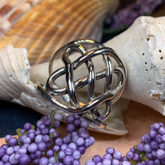 Classic Celtic Knot Ring in Sterling Silver | Ring | Wiccan Center