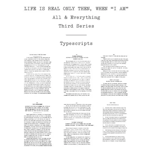Life Is Real Only Then, When "I Am": Typescripts - Paperback | Books | Wiccan Center