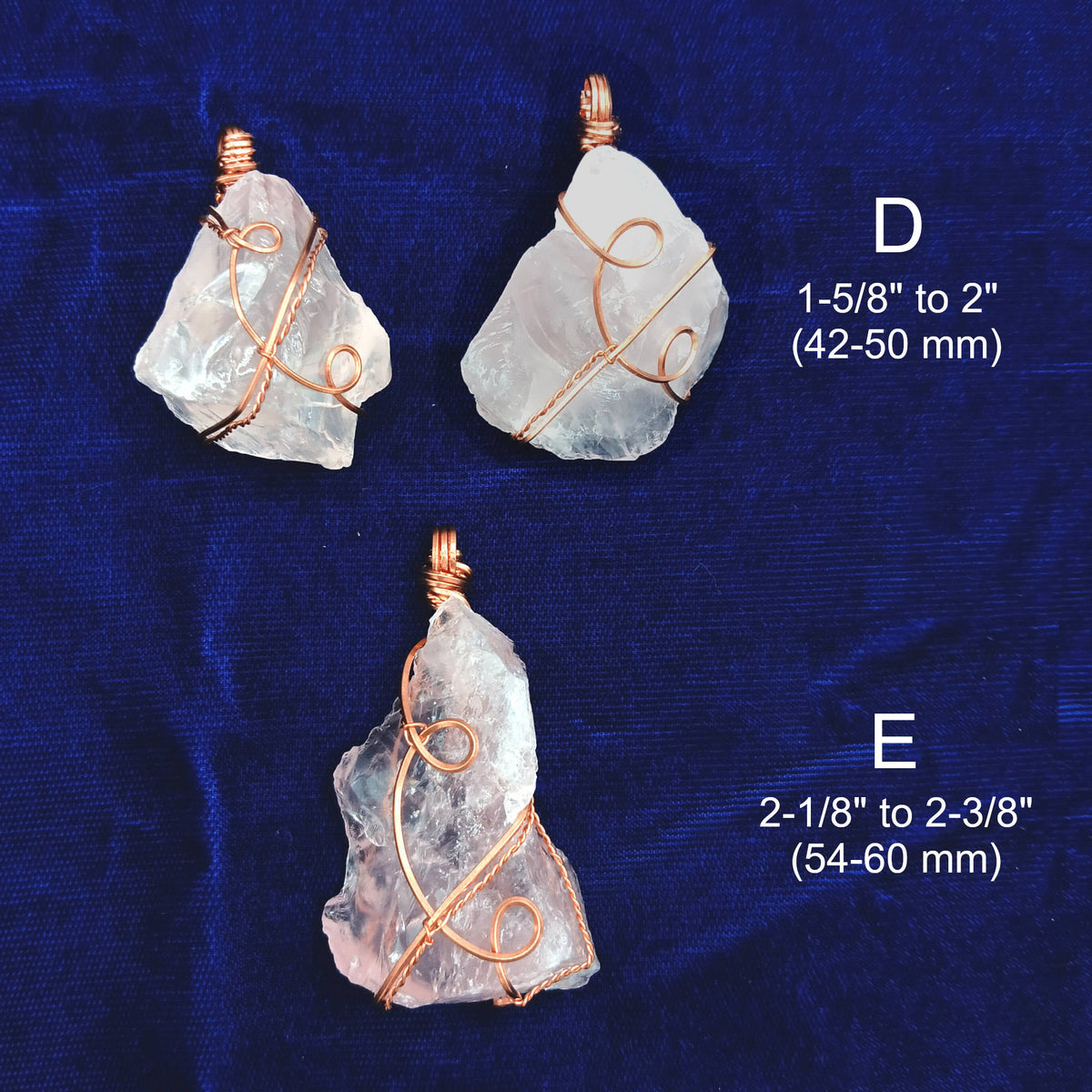 Chunky Raw Rose Quartz Copper Wire-Wrapped Pendant – Handmade Healing Crystal Necklace for Love & Heart Chakra | Handmade > Wire-wrapped gemstones | Wiccan Center