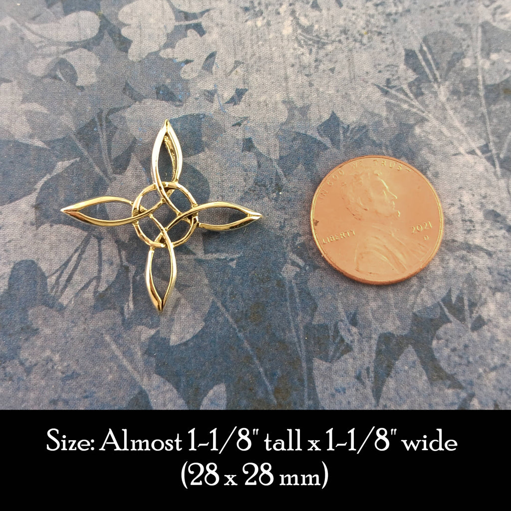 Sculptural Witch's Knot Pendant, Handmade | Handmade > Silver | Wiccan Center
