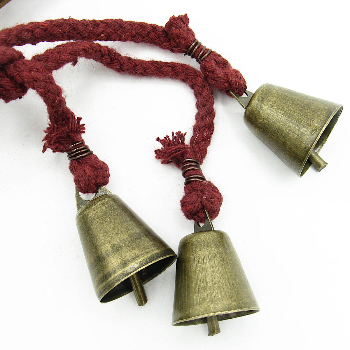 Witch's Bell: Rustic Sheaf of Twigs & Red Twine - Handcrafted | Decorative Bells | Wiccan Center