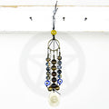 Evil Eye Talisman With Tiger Eye Beads & Shell - Handcrafted | Wall Hangings | Wiccan Center