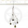 Witch's Bell with Willowy Branch and 5 Different Bells - Handcrafted | Decorative Bells | Wiccan Center
