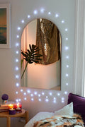 50 LED Silver Copper Fairy Lights - Battery Operated | | Wiccan Center