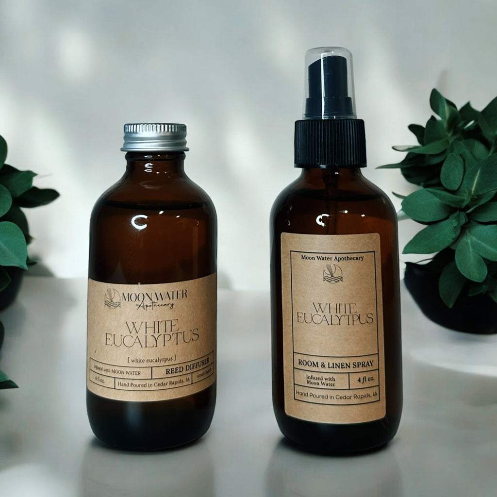 White Eucalyptus - ROOM & LINEN SPRAY, Fresh Clean Aromatherapy Scent -- by Moon Water Apothecary! | | Wiccan Center