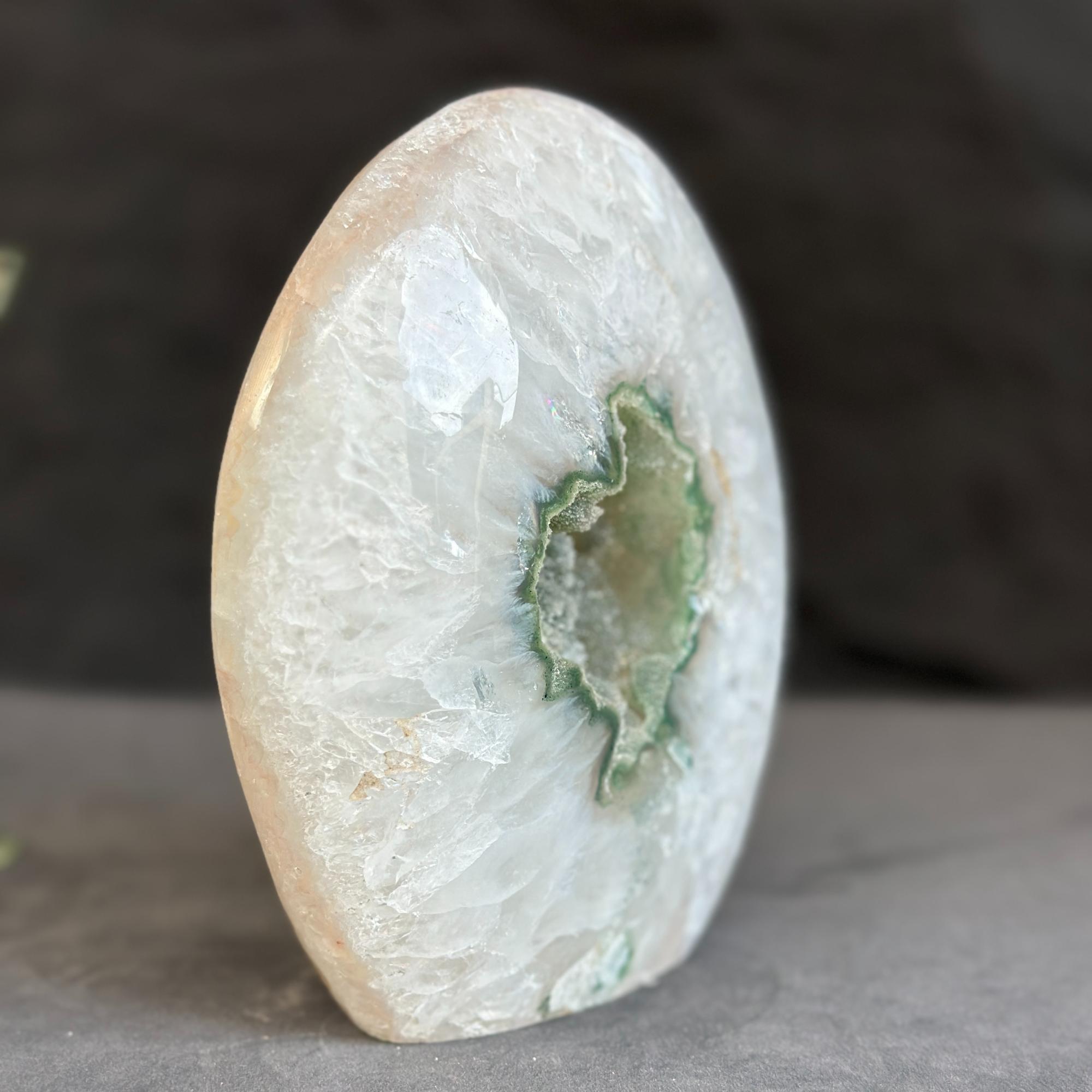 Stunning White Quartz Crystal Egg, High Quality Crystal Egg shaped for Home Decor | | Wiccan Center