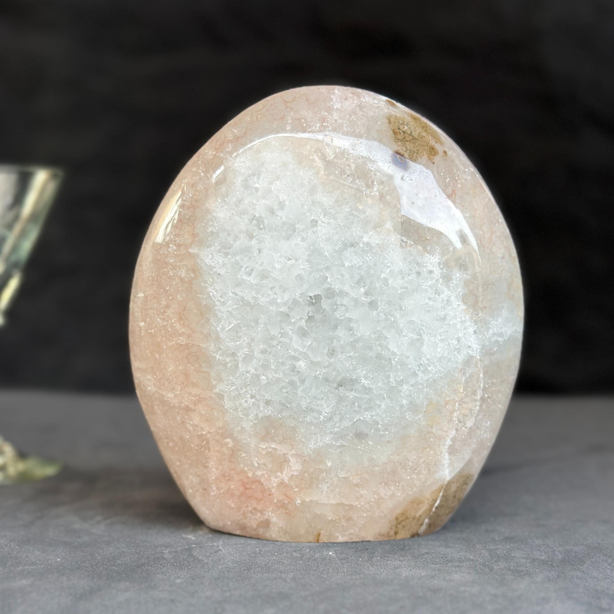 Stunning White Quartz Crystal Egg, High Quality Crystal Egg shaped for Home Decor | | Wiccan Center