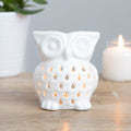White Owl Oil Burner and Wax Warmer | Wax Melt Warmer | Wiccan Center