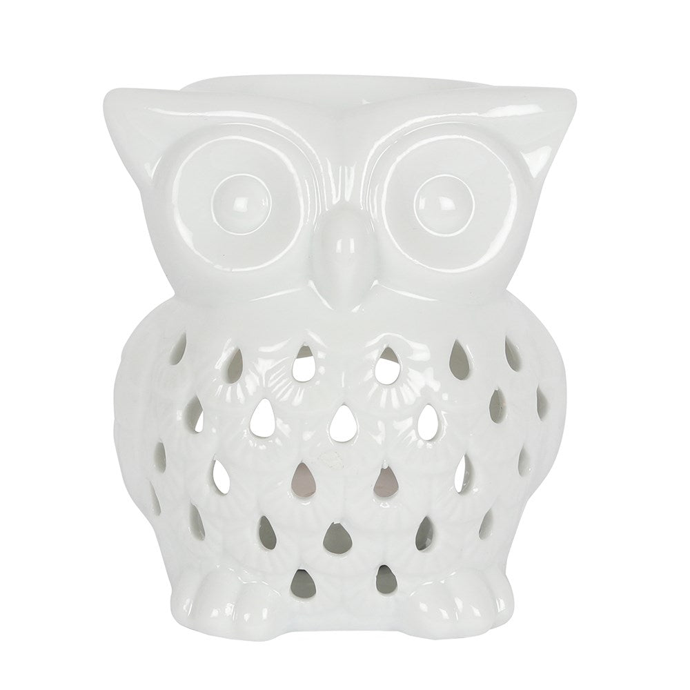 White Owl Oil Burner and Wax Warmer | Wax Melt Warmer | Wiccan Center