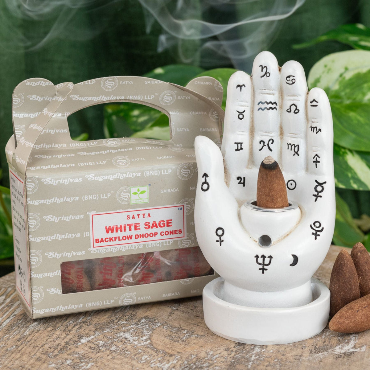 Satya Backflow Incense Cones | | Wiccan Center