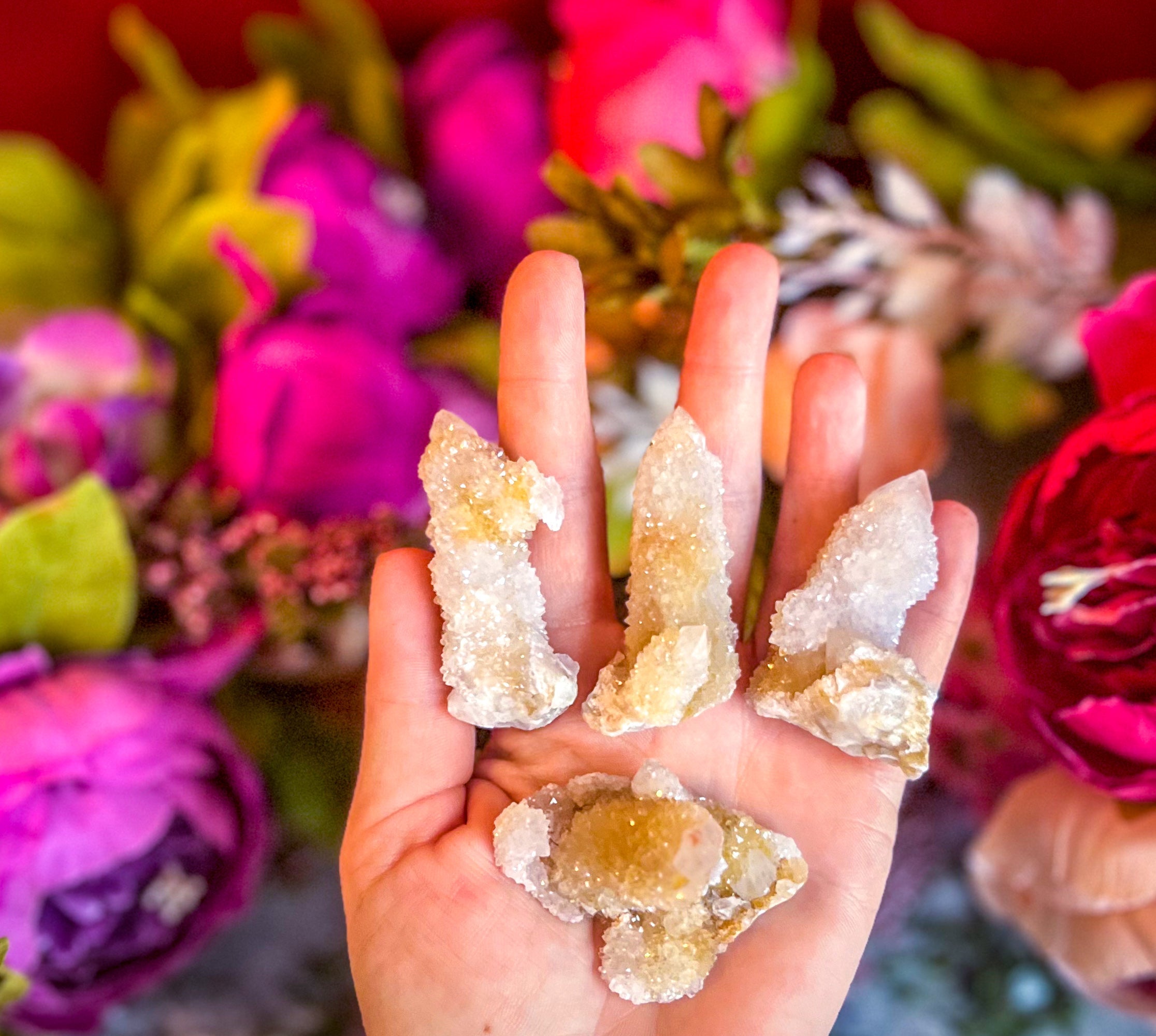 Spirit Quartz Points, Cactus Quartz Clusters, You Choose Size | | Wiccan Center