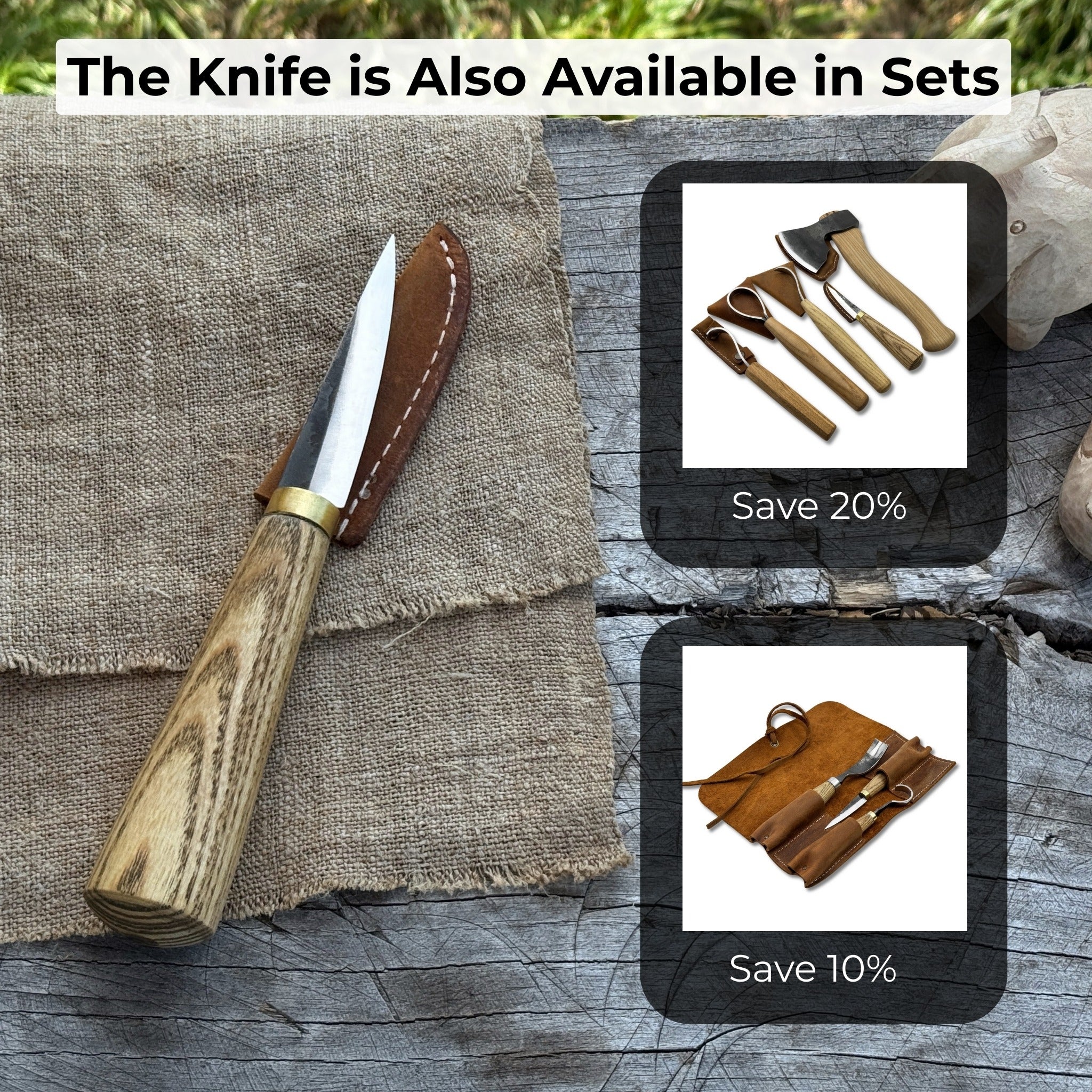 Whittling Sloyd Knife, 7.5 cm (2.95 inches) | Sloyd Knife | Wiccan Center