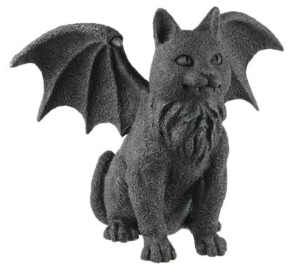 Winged Cat Gargoyle Figurine
