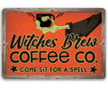 Witches Brew Coffee Co - Metal Sign | Metal Sign | Wiccan Center