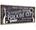 Witching Hour Broom - Canvas | Wall Hangings | Wiccan Center
