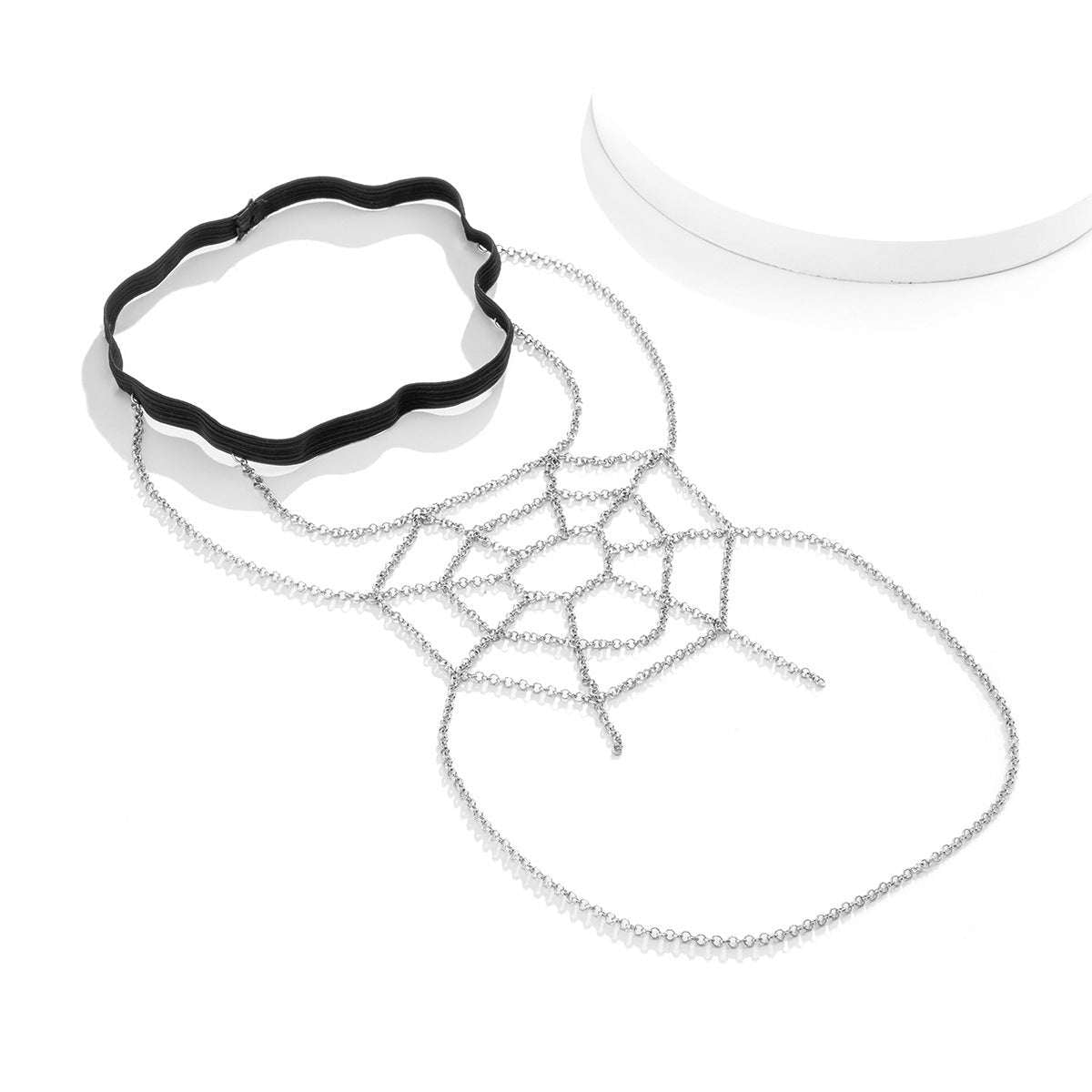 Women's Simple Geometric Body Chain Jewelry | Button Full Cup Plus Size Bra Without Wi | Wiccan Center