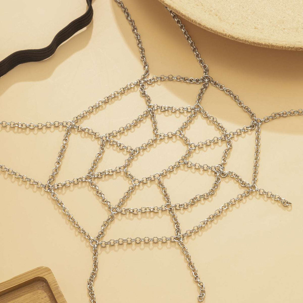 Women's Simple Geometric Body Chain Jewelry | Button Full Cup Plus Size Bra Without Wi | Wiccan Center