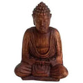 Wooden Seated Buddha | Statues and Figurines | Wiccan Center