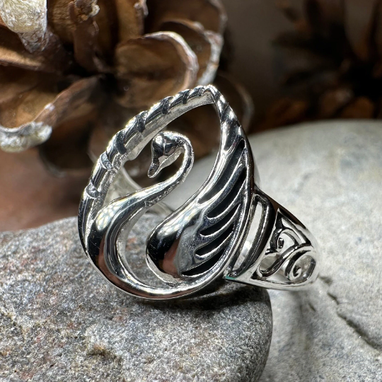 Children of Lir Swan Ring in Sterling Silver | Ring | Wiccan Center