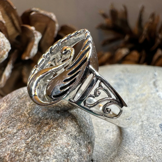 Children of Lir Swan Ring in Sterling Silver | Ring | Wiccan Center