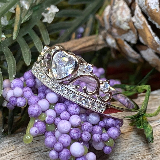 Anastasia Crown Ring in Sterling Silver
