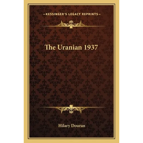 The Uranian 1937 - Paperback | Books | Wiccan Center