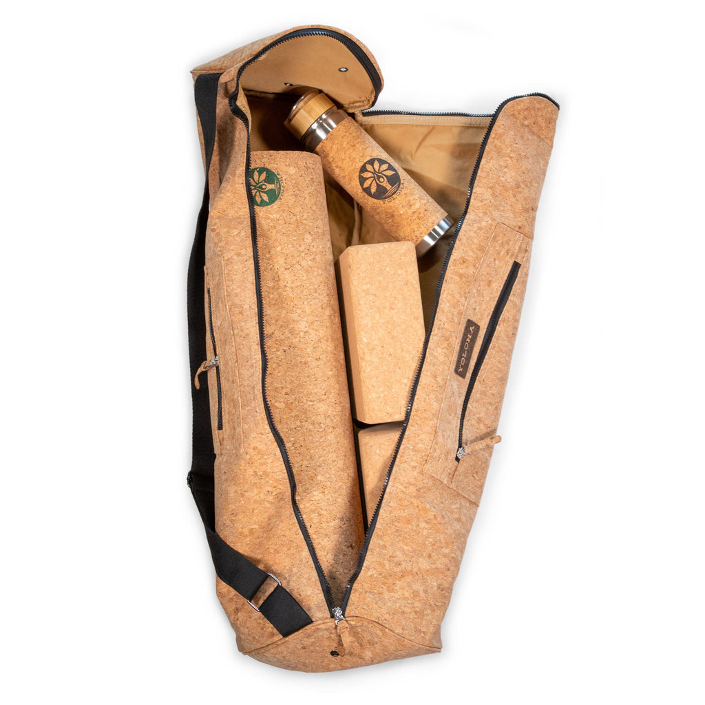 Cork Yoga Mat Carrier Plus | Yoga Mat Bags & Straps | Wiccan Center