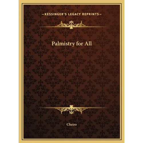Palmistry for All - Hardcover | Books | Wiccan Center