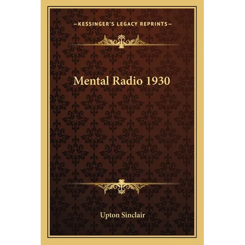 Mental Radio 1930 - Paperback | Books | Wiccan Center