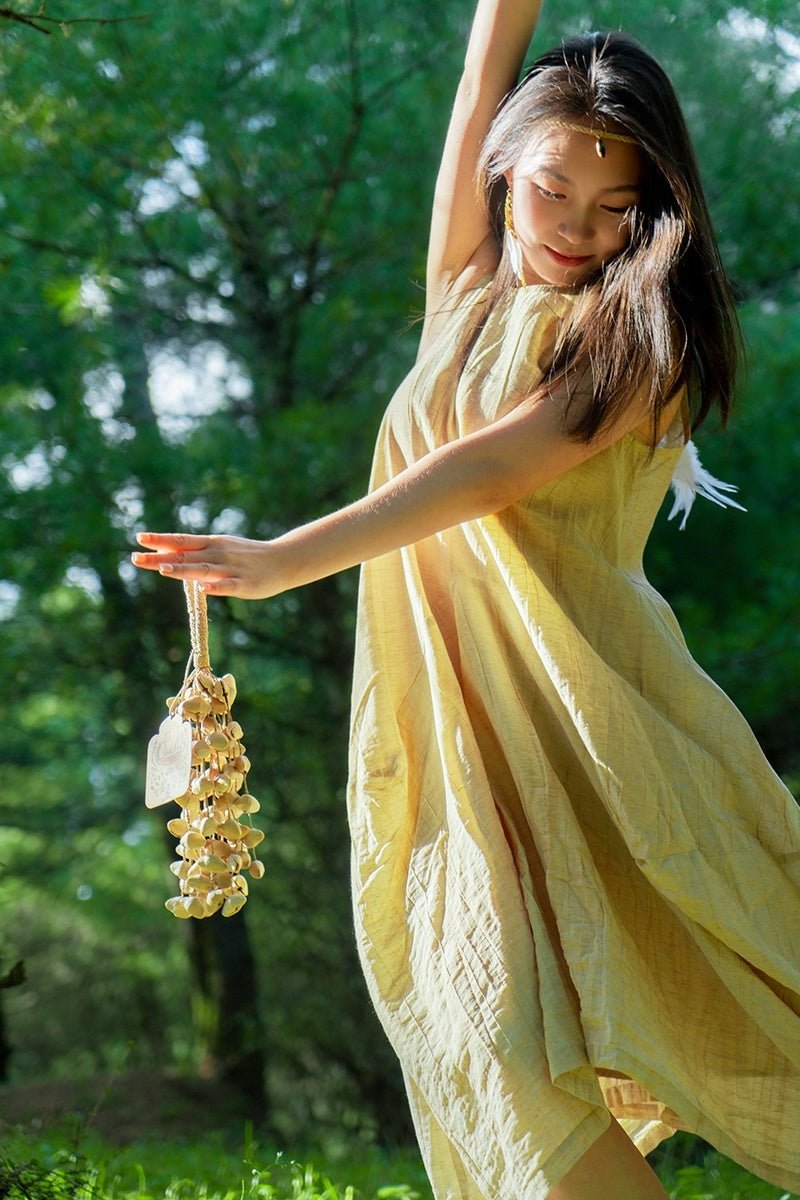 Chacha Oleander Seed Shaker | Hand Bell | Seed Shaker | Wiccan Center