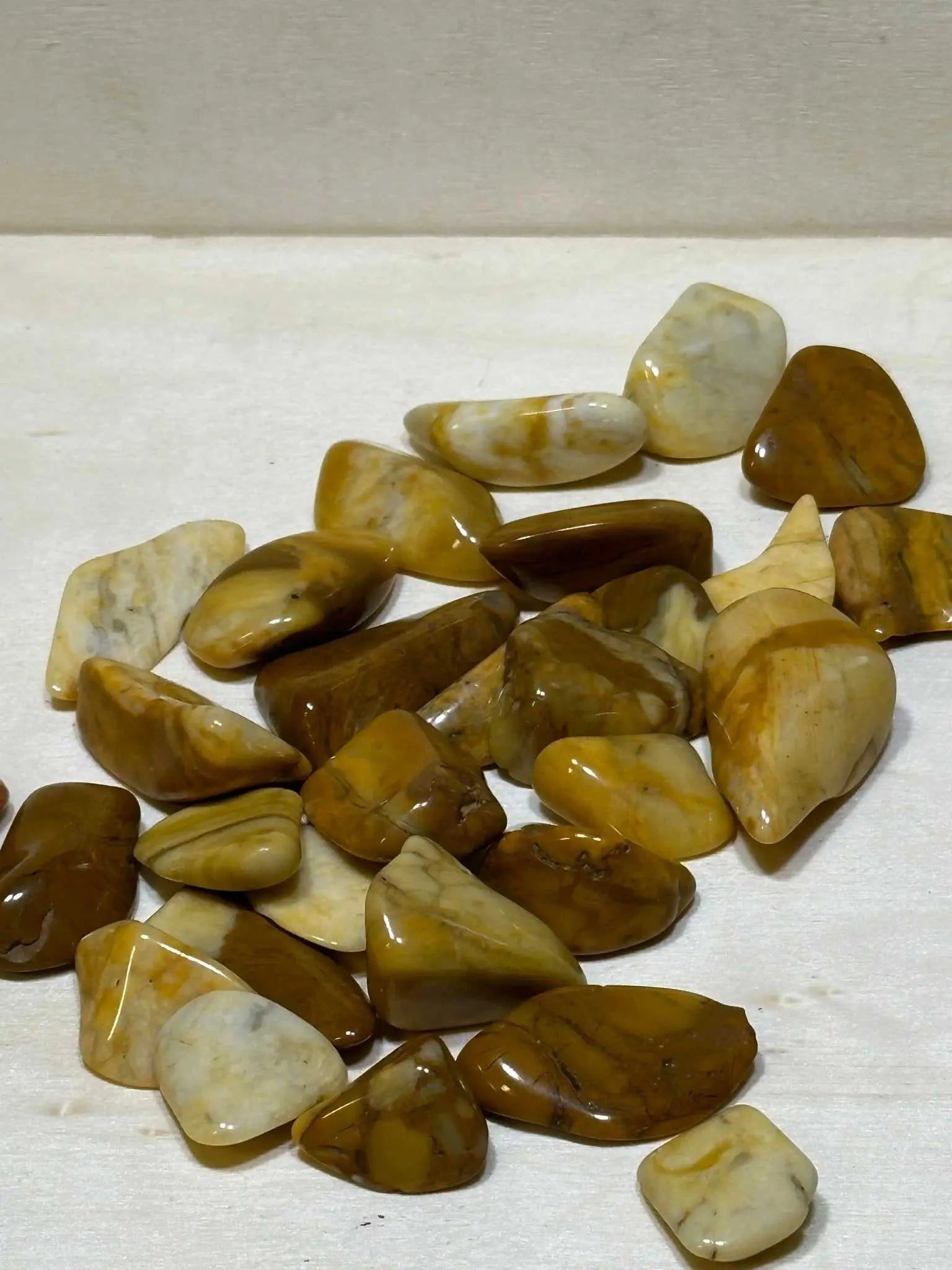 Yellow Jasper Tumbled Stone | Tumbled Stones | Wiccan Center
