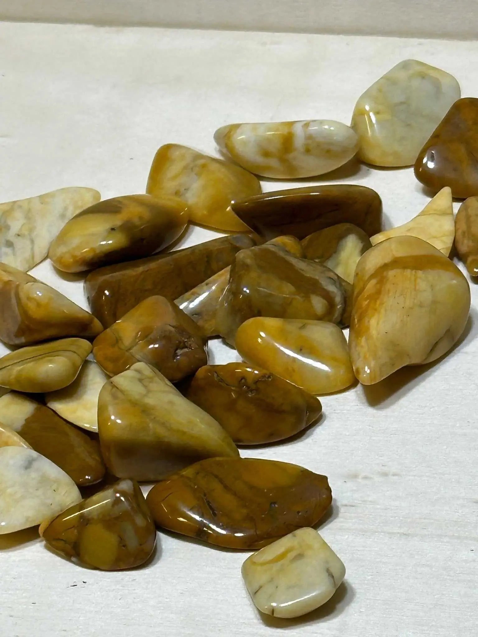 Yellow Jasper Tumbled Stone | Tumbled Stones | Wiccan Center