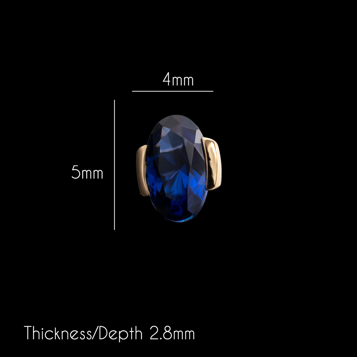 Nura - 18kt Gold Threadless End | Body Jewelry | Wiccan Center