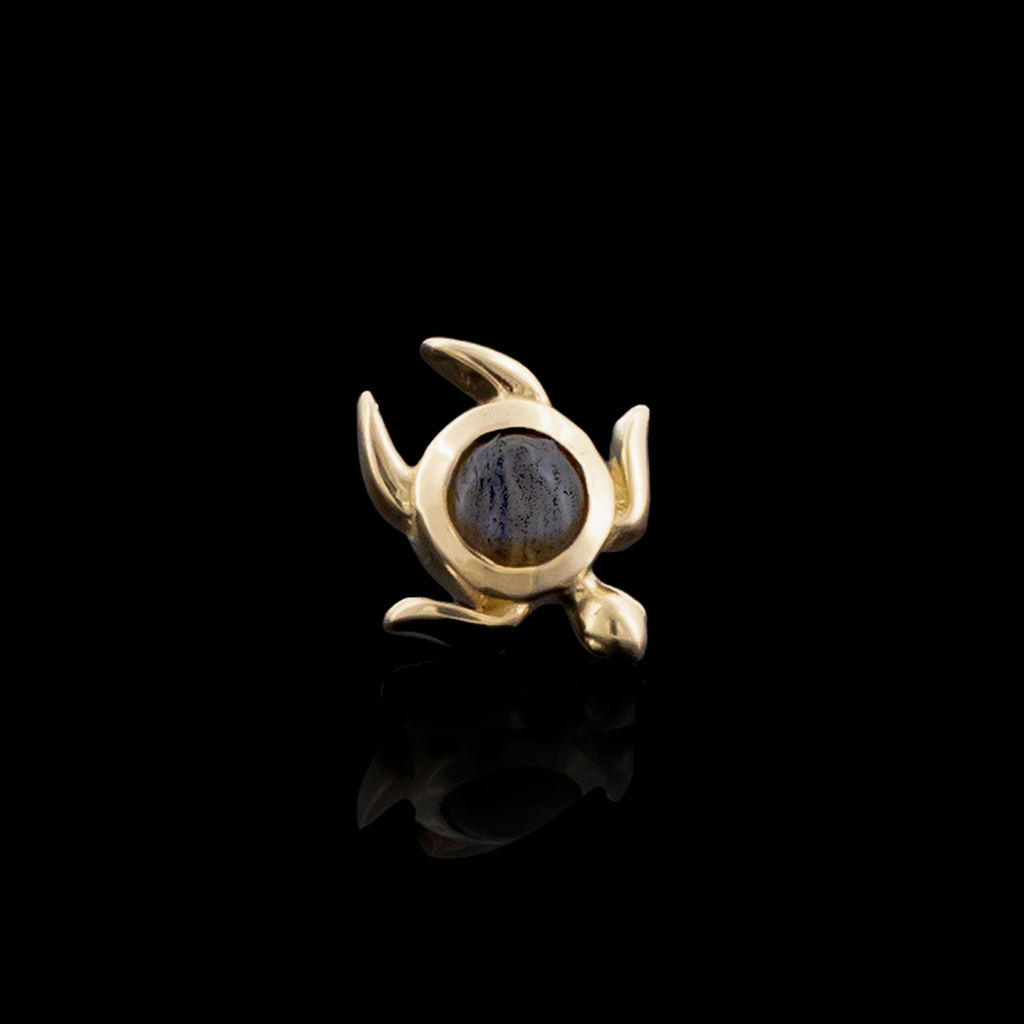 Thalora - 18kt Gold Threadless End | Body Jewelry | Wiccan Center
