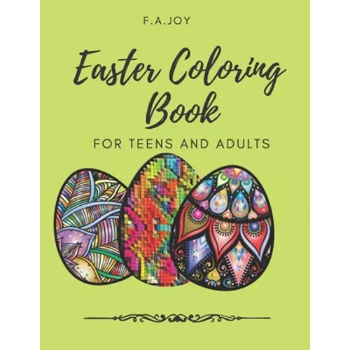 Easter Coloring Book: For Teens and Adults - Paperback | Books | Wiccan Center