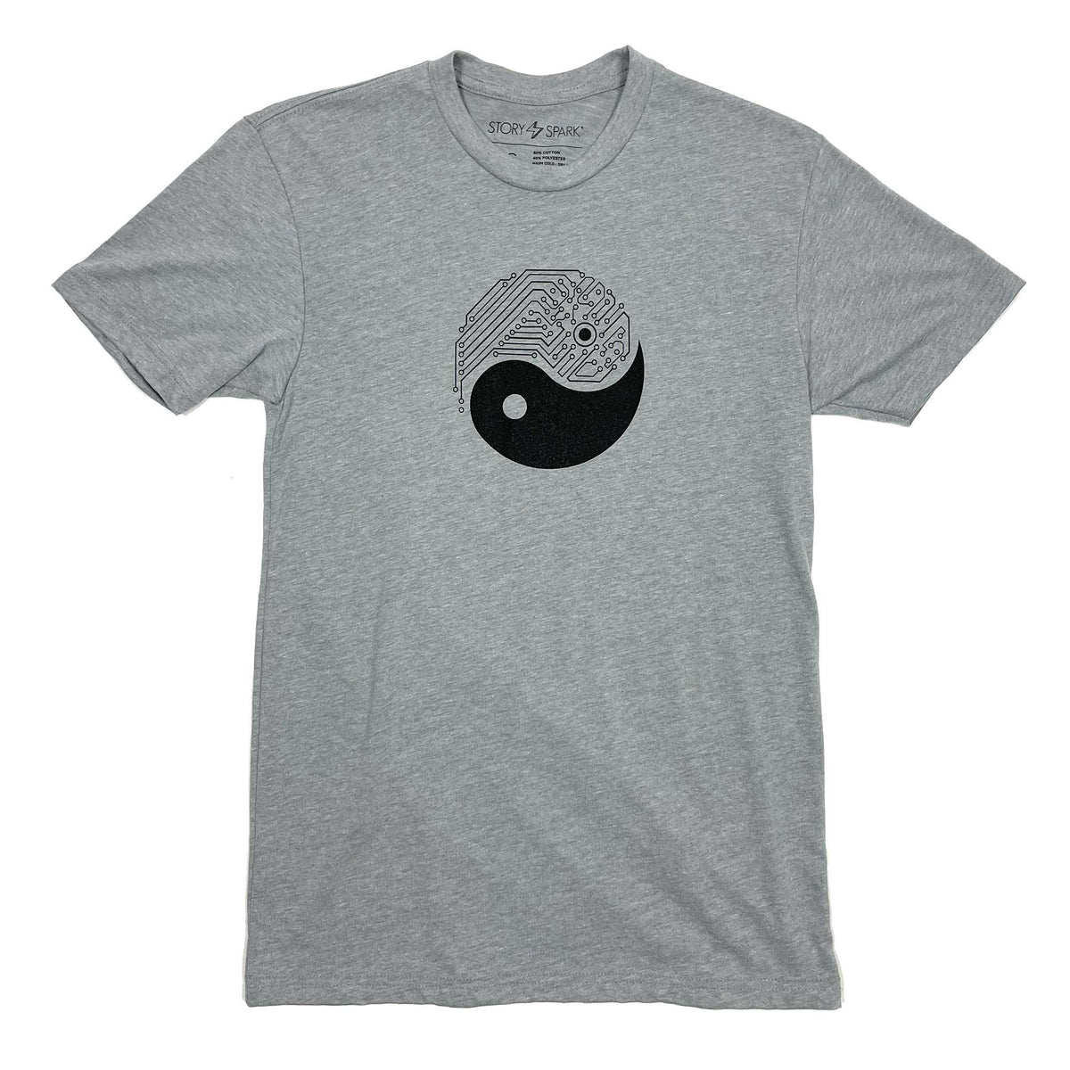 Yin Yang Tech T-Shirt | Graphic T-Shirts | Wiccan Center