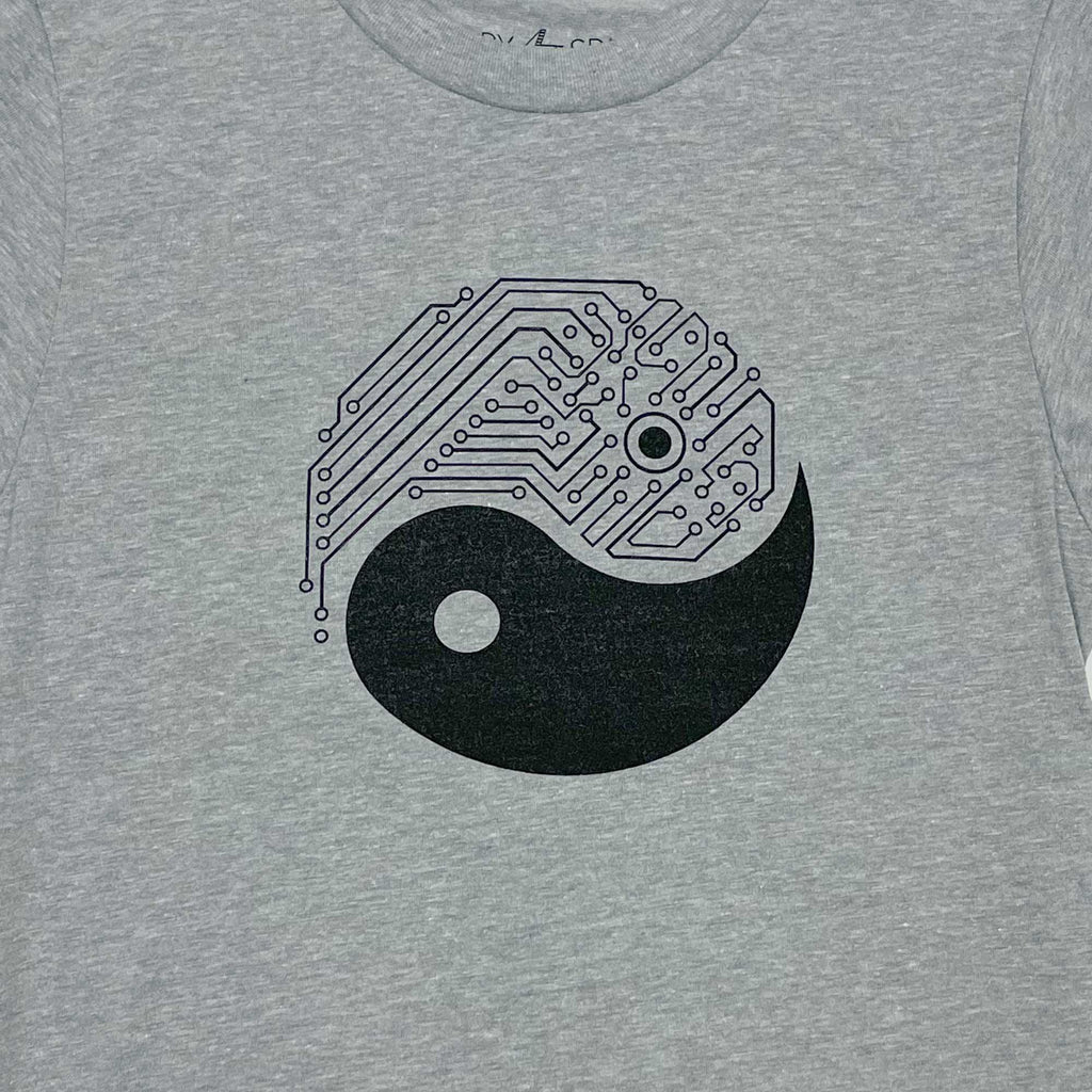 Yin Yang Tech T-Shirt | Graphic T-Shirts | Wiccan Center