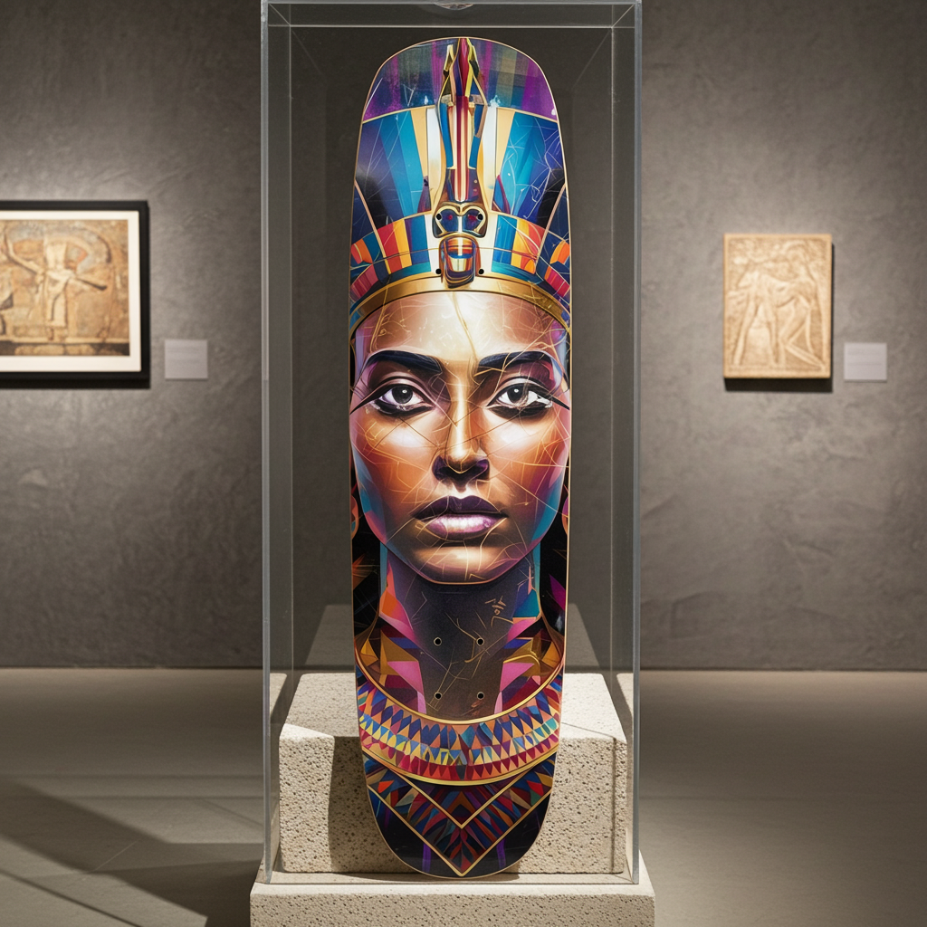 Majestic Egypt Skateboard – Personalized Egyptian Maple Deck | Skateboard | Wiccan Center