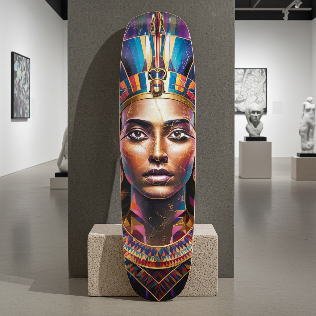 Majestic Egypt Skateboard – Personalized Egyptian Maple Deck | Skateboard | Wiccan Center