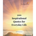 200 Inspirational Quotes For Everyday Life - Paperback | Books | Wiccan Center