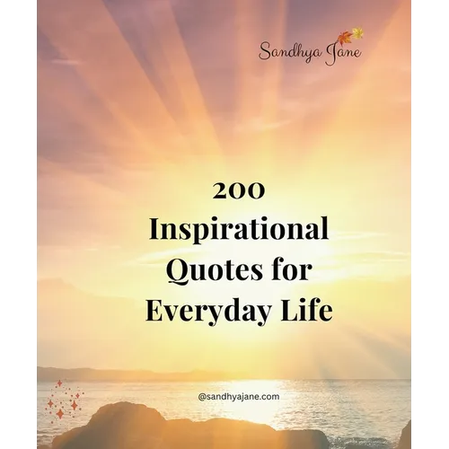 200 Inspirational Quotes For Everyday Life - Paperback | Books | Wiccan Center