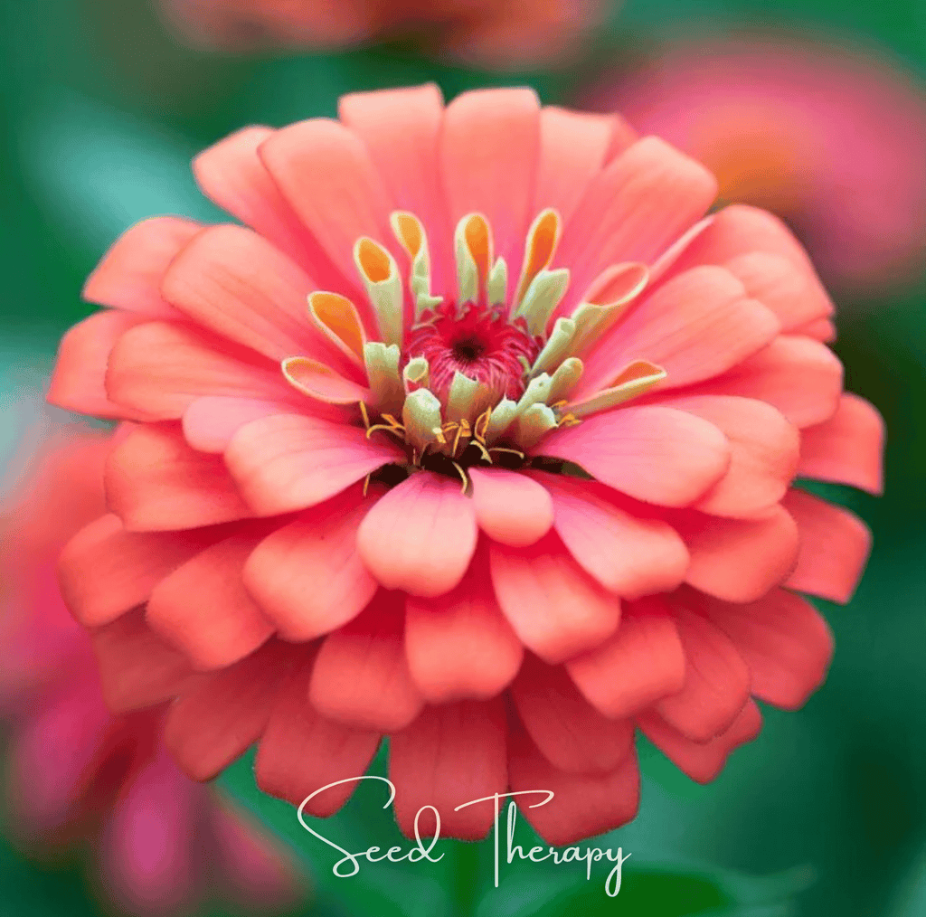 Coral Zinnia – 100 Seeds | Seeds | Wiccan Center