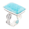Zion Blue Turquoise and Sterling Silver Ring | Rings | Wiccan Center