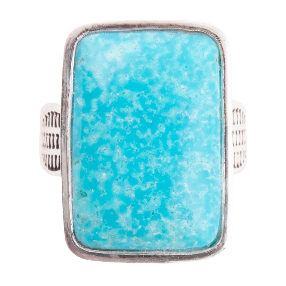 Zion Blue Turquoise and Sterling Silver Ring | Rings | Wiccan Center