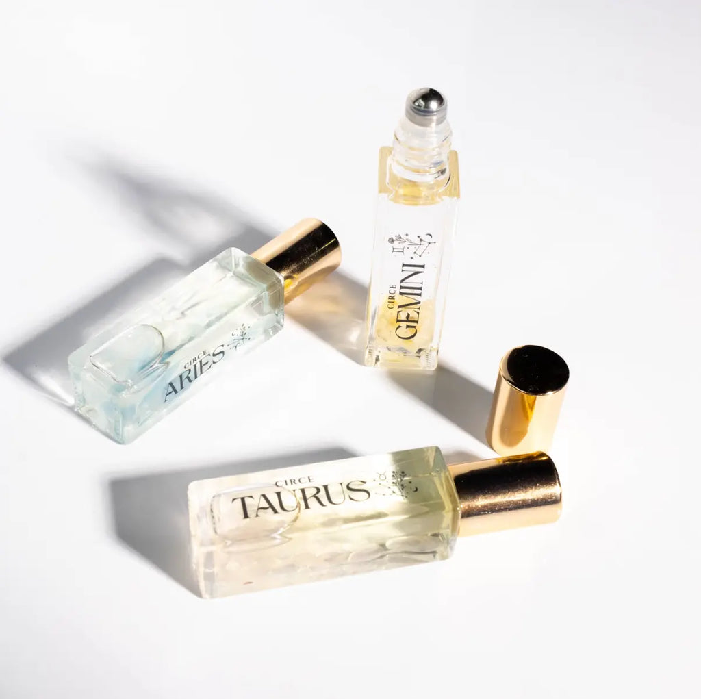 Zodiac Perfume Oil Set – 12 Gemstone‑Infused Zodiac Scents | perfume | Wiccan Center
